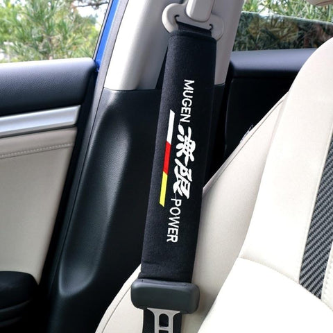 Covers For H MugenPower Auto DIY Safety Seat Belt Pads Cotton-AM01417-Veeddydropshipping