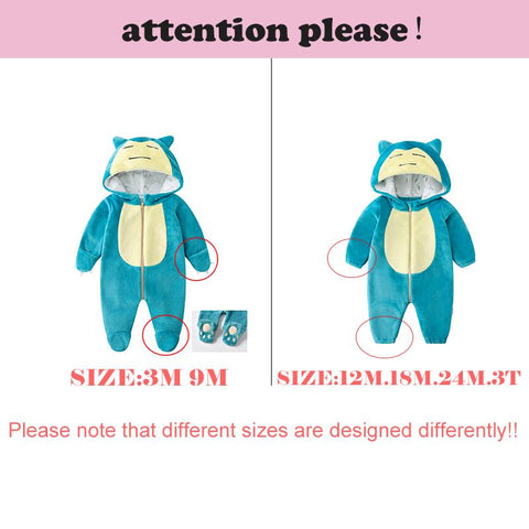 Baby 0-3Y Bodysuits Boys Girls Anime Kigurumis Green Onesie-Veeddydropshipping-5