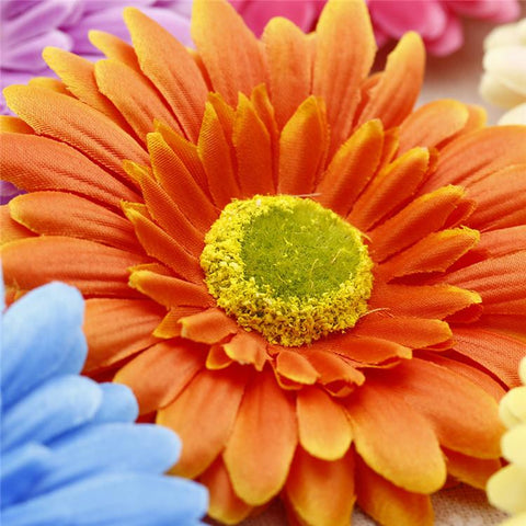 Silk Artificial Flowers Sunflower Gerbera-HA00755-Veeddydropshipping
