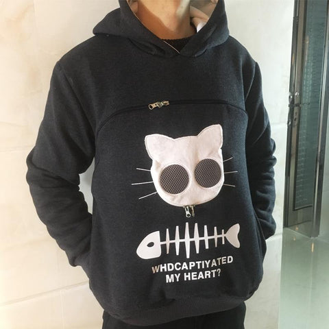 Sweatshirt Cat Lovers Hoodie Kangaroo Dog Pet Paw Dropshipping-TB01357-Veeddydropshipping