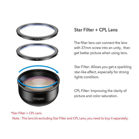 APEXEL 4K Lens Kit 5 in 1 Camera Portrait Wide Macro-PA01220-Veeddydropshipping