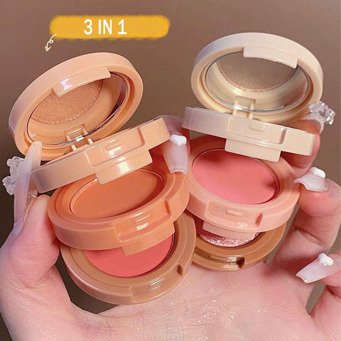 Matte Blush Palette Blush Shiny Eyeshadow-BH00683-Veeddydropshipping