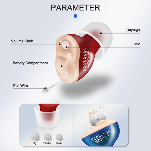Small Inner Ear Invisible Hearing Aid-BH00808-Veeddydropshipping