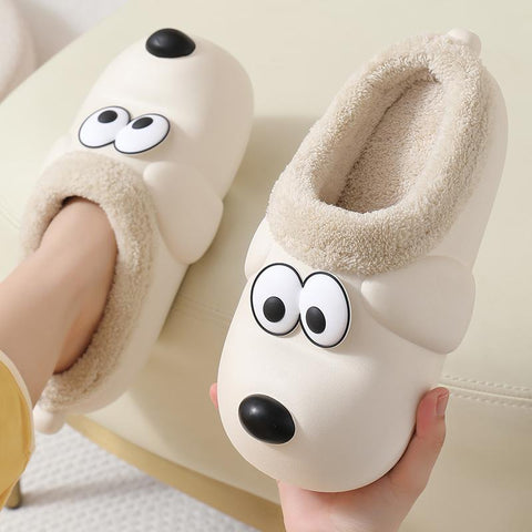 Warm Slippers Soft Waterproof EVA Plush Slippers Men-BS01136-Veeddydropshipping