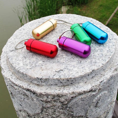 Pill Box Pill Box Container Waterproof Aluminum Convenient-OS01306-Veeddydropshipping