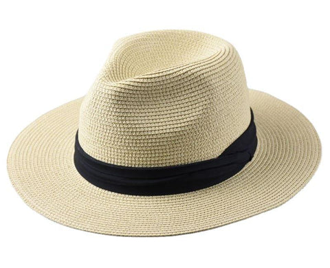 Wide Brim Straw Hat Man Summer Sun Cap Plus-MF01036-Veeddydropshipping