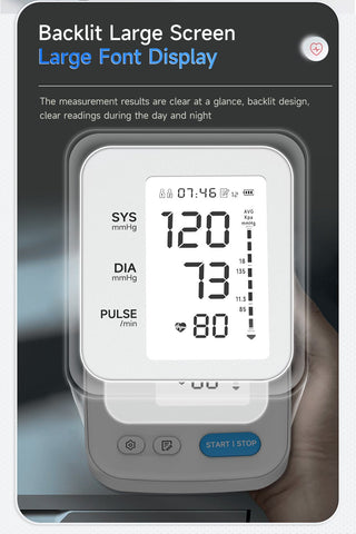 Digital Upper Arm Blood Pressure Monitor-BH00784-Veeddydropshipping