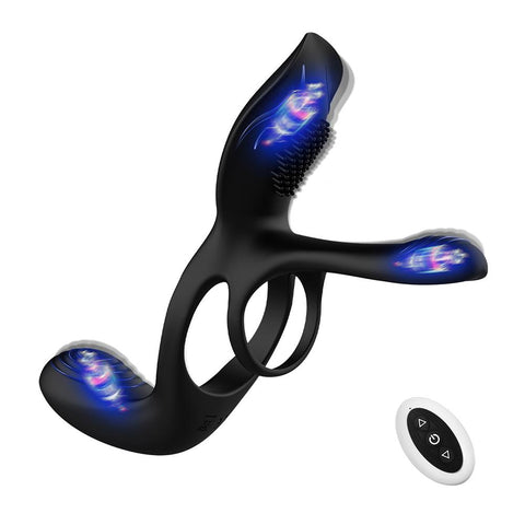 Vibrating Cock Ring Sex Toy Adult Goods For Men Ejaculation Delay Penis Extender-BH01229-Veeddydropshipping