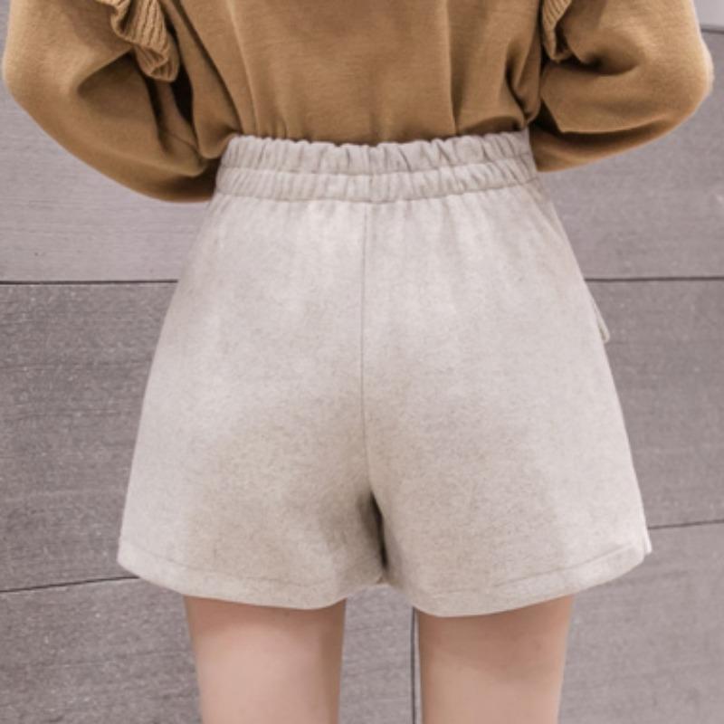 Women High Waist Woolen Mini Skirts-Veeddydropshipping