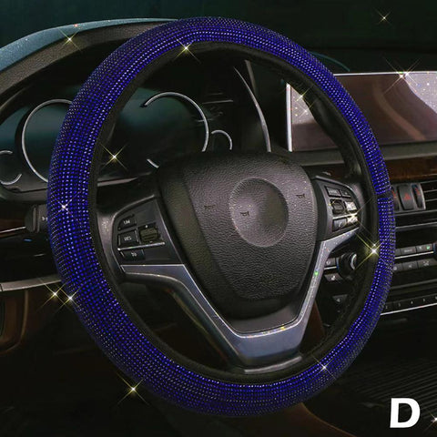 Diamond Sparkling Car Suv Steering Wheel Protector Vehicle-AM01494-Veeddydropshipping