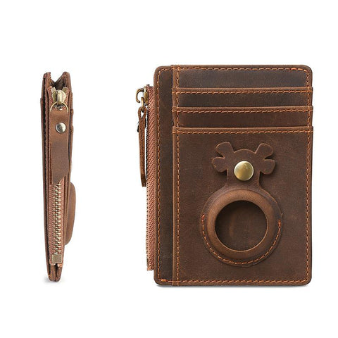Wallet Men RFID Credit Card Holder Male Purse for Apple Airtag-BS00611-Veeddydropshipping