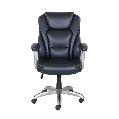 Heavy-Duty Bonded Leather Commercial Office Chair-HA01603-Veeddydropshipping