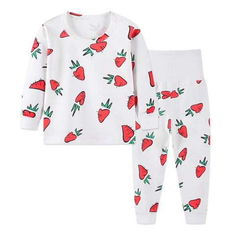 Kids Boys Sleepwear Baby Girl Winter Cotton Sets Children-TB01077-Veeddydropshipping