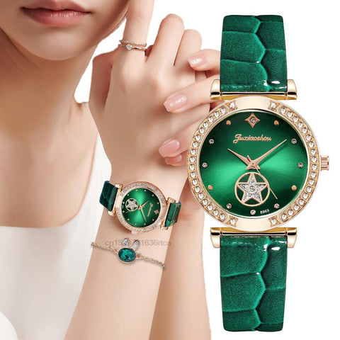 Fashion  Diamond Quartz Watch Wristwatches Elegant -JW00987-Veeddydropshipping