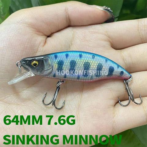 2022 NEW 51mm 4.2g Mini Sinking Minnow Fishing Lures Jerkbaits Peche Artificial Bait  Wobbler Lure-OS00411-Veeddydropshipping
