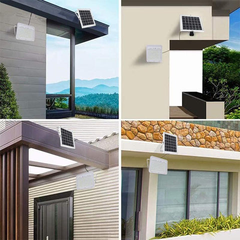 Aluminum solar reflector spotlights outdoor solar wall lamp waterproof-TI00838-Veeddydropshipping