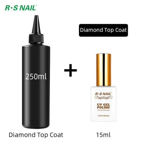 Top Coat UV Base Gel Polish Matte Top Coat Nail Varnish Reinforce-BH01004-Veeddydropshipping