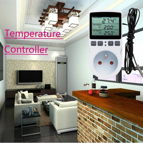 Smart Temperature Controller Module 16A 230V Large Screen LCD Display Digital-TI01013-Veeddydropshipping