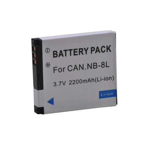 2200mAh NB-8L NB8L 8L Li-ion Battery For Canon PowerShot A3300 A3200 A3100 A3000 -CE00276-Veeddydropshipping