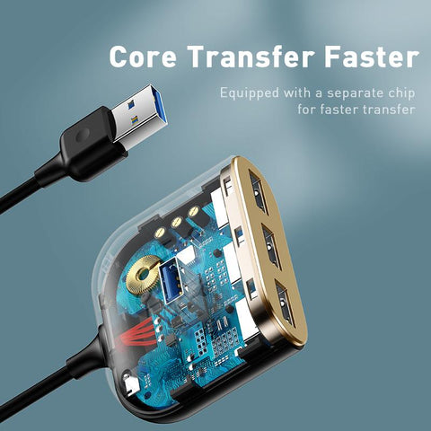 Type C  HUB LED USB Splitter HUB-CO00135-Veeddydropshipping