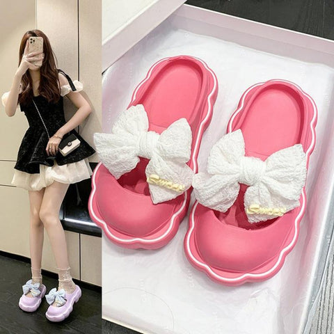 Summer Shoes Slippers Women Indoor Plush Home-BS01082-Veeddydropshipping