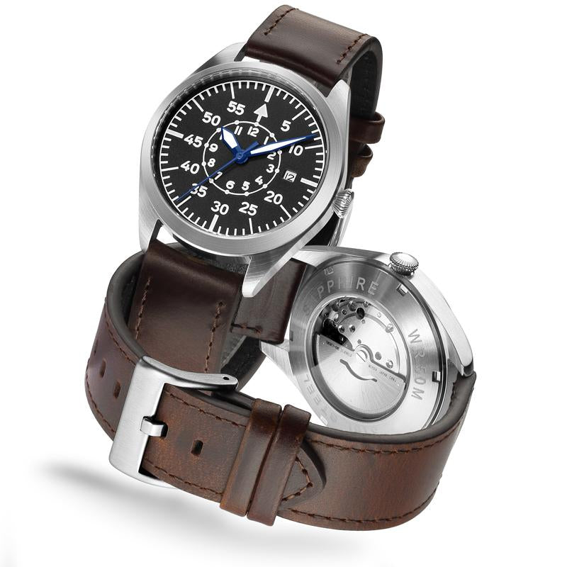 Mechanical Wristwatch Orologio Pilota Montre Pilote-JW00829-Veeddydropshipping