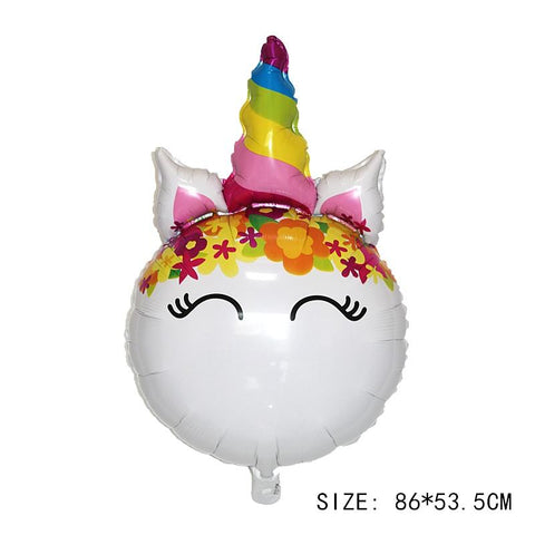 Cartoon Pegasus Shaped Unicorn Inflatable Foil Balloon-HA01863-Veeddydropshipping