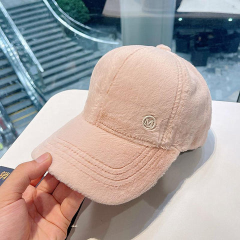 Lady Soft Fur Blended Baseball Caps-WF01370-Veeddydropshipping