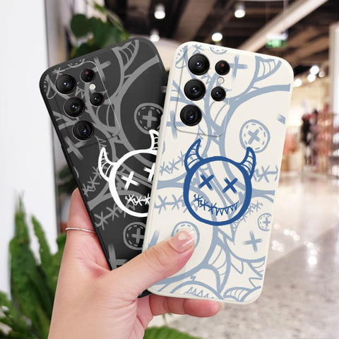 Funny Devil Phone Case For Samsung Galaxy S23 S22 S21 S20-PA00240-Veeddydropshipping