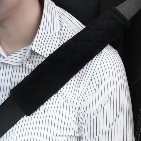 Seat Belt Covers Warm Plush Safety Belts Shoulder Protection-AM01433-Veeddydropshipping