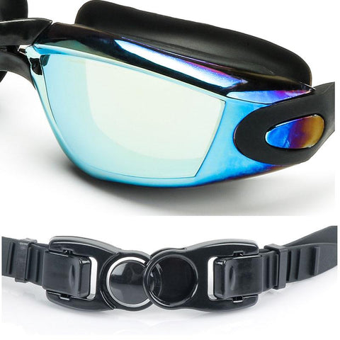 Professional Swimming Glasses Myopia Men Women Ear Plug Waterproof Anti Fog -OS00213-Veeddydropshipping