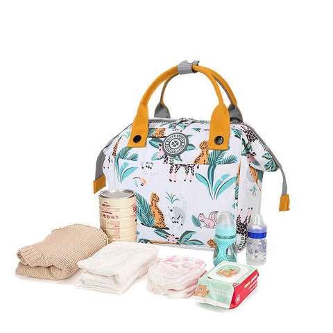 Forest Series Fashion Mini Diaper Bags for Mom Large Capacity Mommy-TB00248-Veeddydropshipping