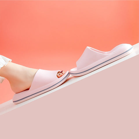 Soft House Slippers Beach Platform Heels Women Shower-BS01089-Veeddydropshipping