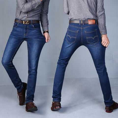 Plus Size Men Slim Jeans Man Pants Wide Men&#39;s Pants Fashion-TB01301-Veeddydropshipping