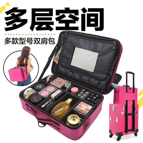 Capacity Cosmetic Bag Hot-selling Professinal Women Travel-BS00074-Veeddydropshipping