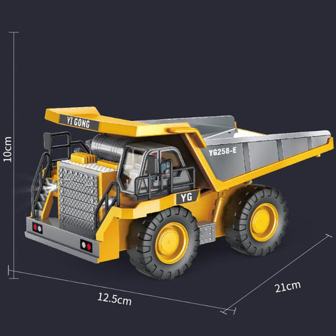 Remote Control Excavator Bulldozer RC Car Toys Dump Truck Electric-TB01454-Veeddydropshipping