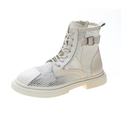 New Breathable Comfortable Zipper Lace Up Women&#39;s-BS01029-Veeddydropshipping