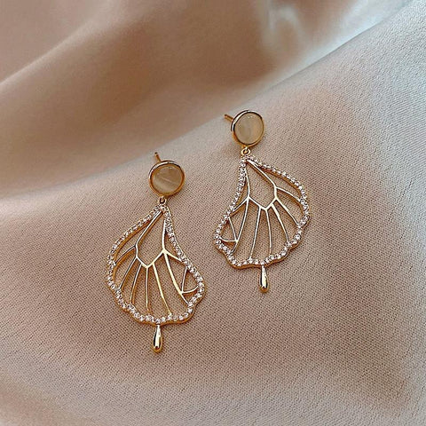 Moon Dangle Earrings  Pendant Earring Girl Party Jewelry Gift -JW00286-Veeddydropshipping