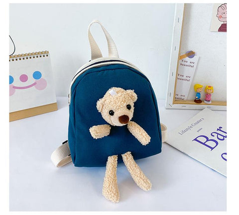Children's Plush Bear Bag Backpack Messenger Bag-TB00024-Veeddydropshipping