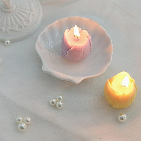 Tulip Candle Aroma Decoration Wedding-HA00369-Veeddydropshipping
