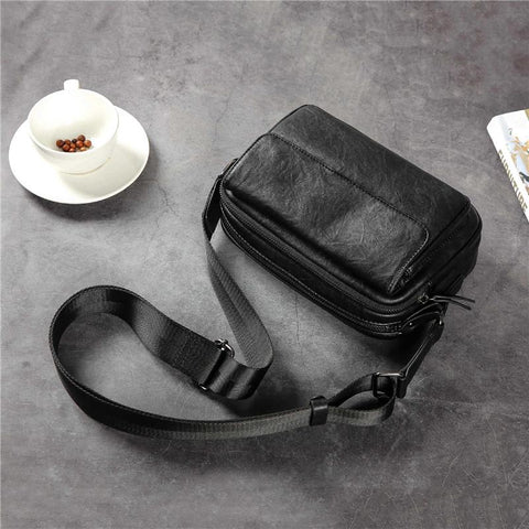 Leather Small Crossbody Shoulder Bags Male Purse High Quality-BS00399-Veeddydropshipping