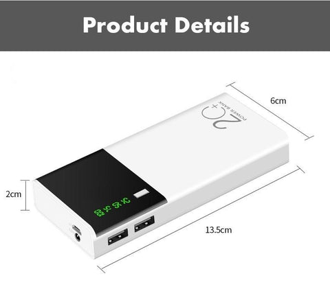 2023 New Original 80000mAh Power Bank Large Capacity Digital Display Dual USB Fast Charging Mobile Power-PA00505-Veeddydropshipping