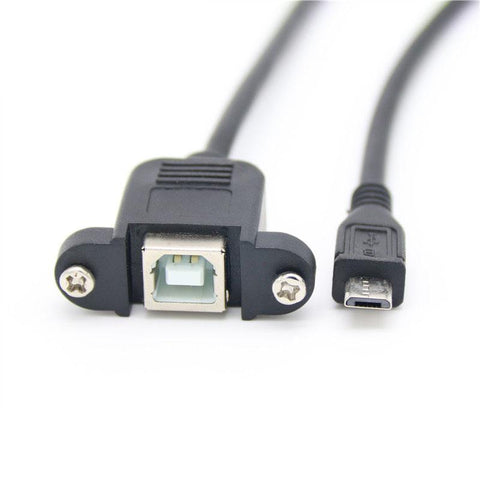 USB 2.0 B Male to USB B Female Printer Panel -CE00030-Veeddydropshipping