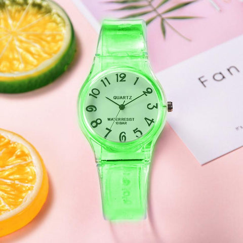 quartz watch women lovely transparent candy clock-JW01078-Veeddydropshipping