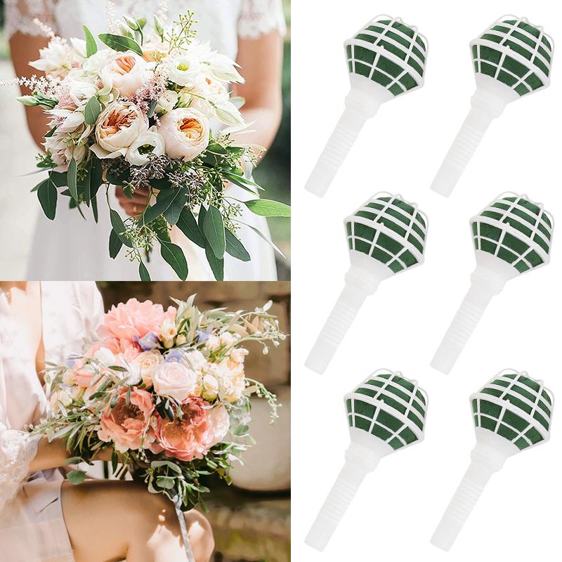 Artificial Flower Bouquet Holder Wedding Party-HA00769-Veeddydropshipping