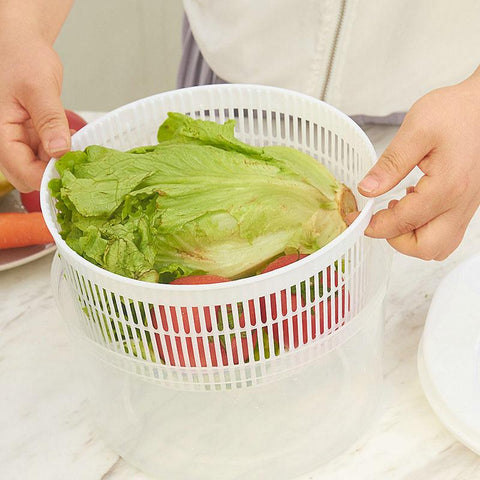 Salad Lettuce Washer Drainer Crisper Strainer-HA01337-Veeddydropshipping