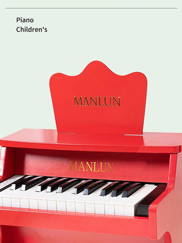 Shining Newborn Photography Props Children&#39;s Piano Toy Wooden-TB00765-Veeddydropshipping
