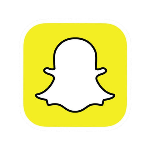 Diecut Sticker Full Laptop Social Media Snap Window-AM00979-Veeddydropshipping