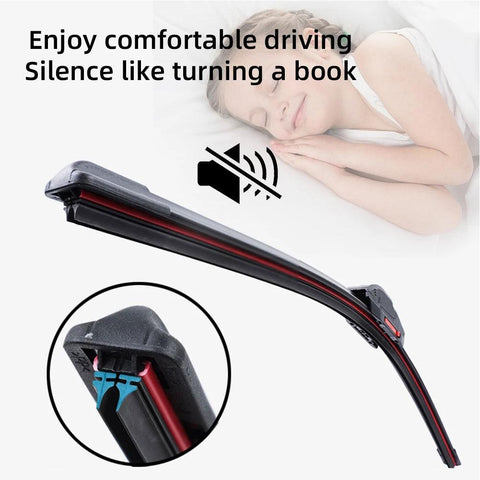 Car Windshield Wiper Blades Universal Water Repellent Wiper Blades-AM00203-Veeddydropshipping