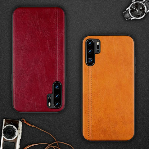 Luxury PU Leather Phone Case For Huawei P30 P40 Lite E Pro Honor 9A 9C 9S-PA00273-Veeddydropshipping